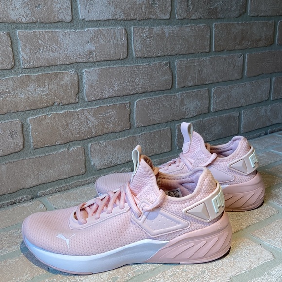 Puma Women’s Amare Pink & White Sneakers Size 8 - Picture 4 of 9